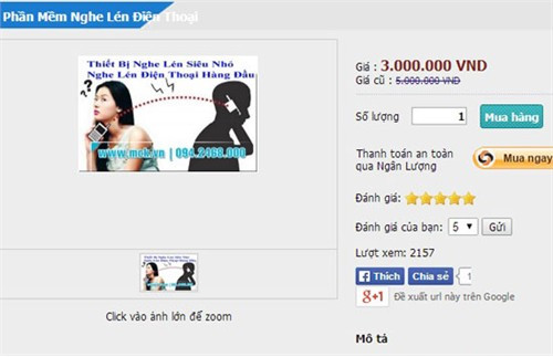 Một phần mềm được rao bán 3 triệu đồng. Ảnh chụp màn hình. Một phần mềm được rao bán 3 triệu đồng. Ảnh chụp màn hình.