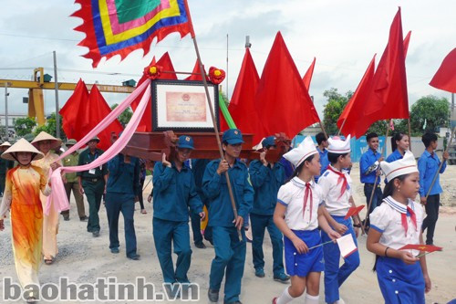 Rước bằng công nhận di tích cấp tỉnh