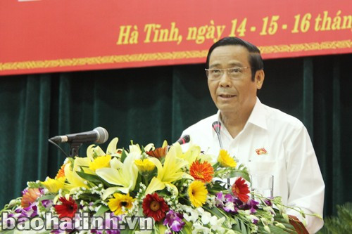 Chủ tịch HĐND tỉnh Nguyễn Thanh Bình ghi nhận và đánh giá cao quá trình tham gia, tinh thần trách nhiệm của các đại biểu và chất lượng các ý kiến đóng góp tại các phiên thảo luận