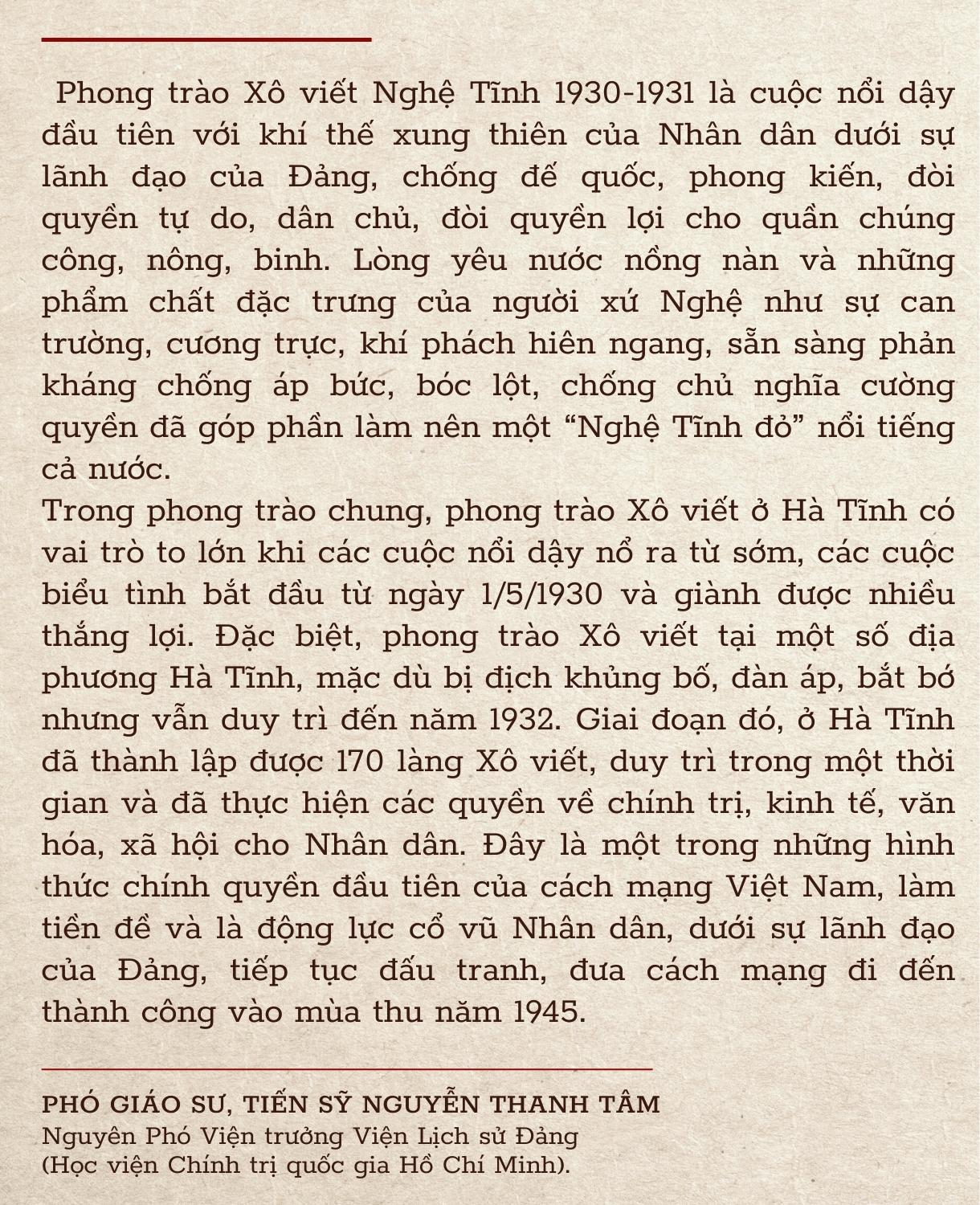 Hồi ký của chiến sỹ Xô viết Nghệ Tĩnh - những “đốm lửa hồng” (bài cuối): Nhân lên niềm tự hào, khơi dậy ý chí bứt phá trên hành trình đổi mới và hội nhập ảnh 16 Hồi ký của chiến sỹ Xô viết Nghệ Tĩnh - những “đốm lửa hồng” (bài cuối): Nhân lên niềm tự hào, khơi dậy ý chí bứt phá trên hành trình đổi mới và hội nhập