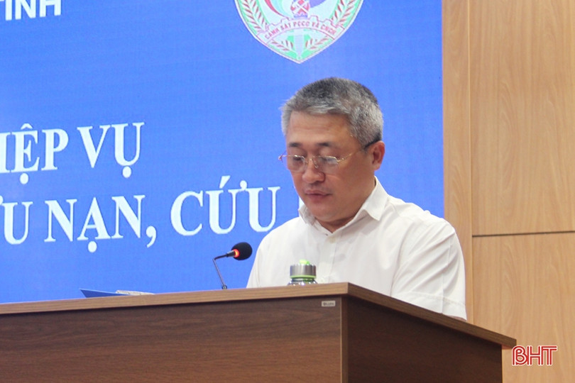 ​Điện lực Hà Tĩnh huấn luyện nghiệp vụ PCCC và cứu nạn, cứu hộ