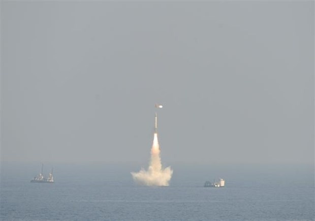 Ấn Độ phóng tên lửa đạn đạo từ tàu ngầm tấn công chiến lược