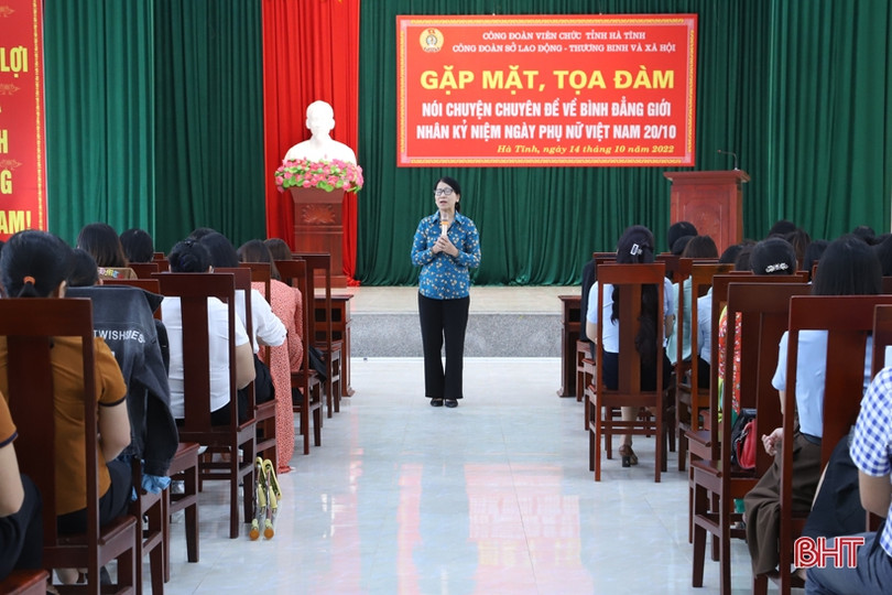 Nữ công ngành LĐ-TB&XH Hà Tĩnh bàn về bình đẳng giới