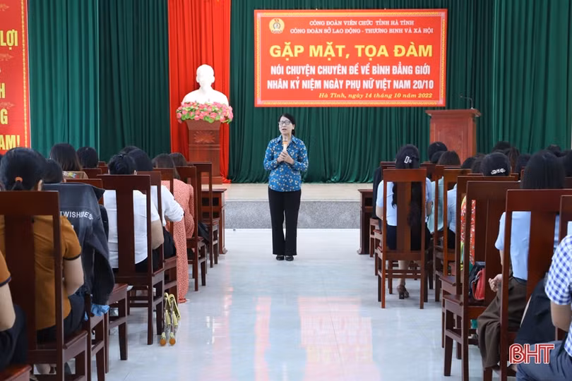 Nữ công ngành LĐ-TB&XH Hà Tĩnh bàn về bình đẳng giới