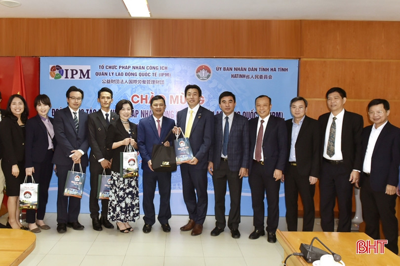 Hà Tĩnh mong muốn IPM tiếp tục hỗ trợ đào tạo tiếng Nhật cho học sinh, người lao động