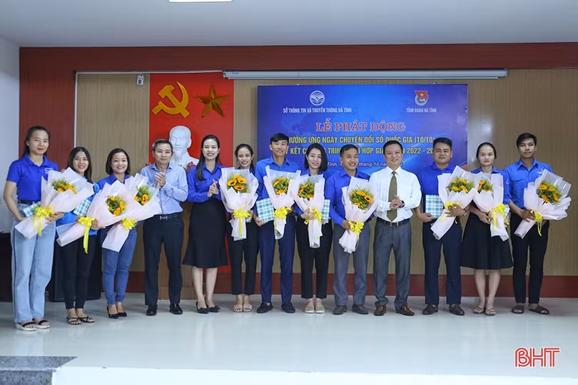 Sở TT&TT và Tỉnh đoàn Hà Tĩnh phối hợp thúc đẩy triển khai chương trình chuyển đổi số