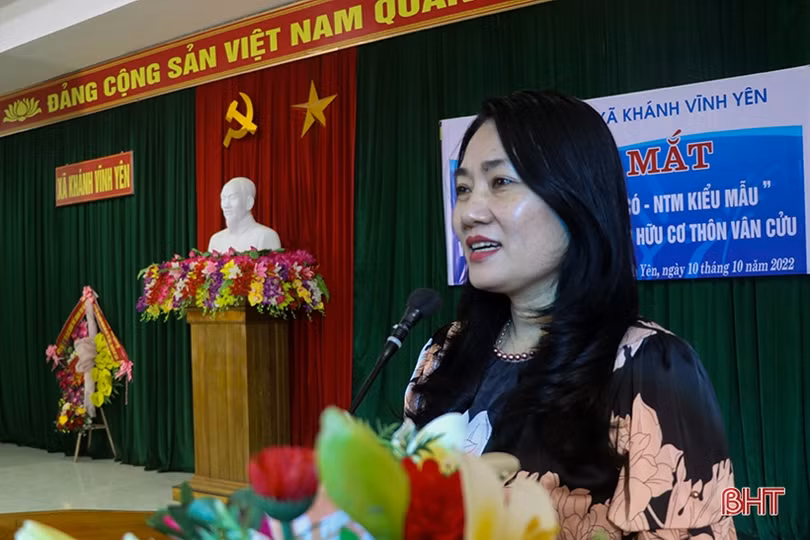 Ra mắt CLB “Gia đình 5 có - NTM kiểu mẫu” và tổ hợp tác sản xuất gạo hữu cơ ở Can Lộc