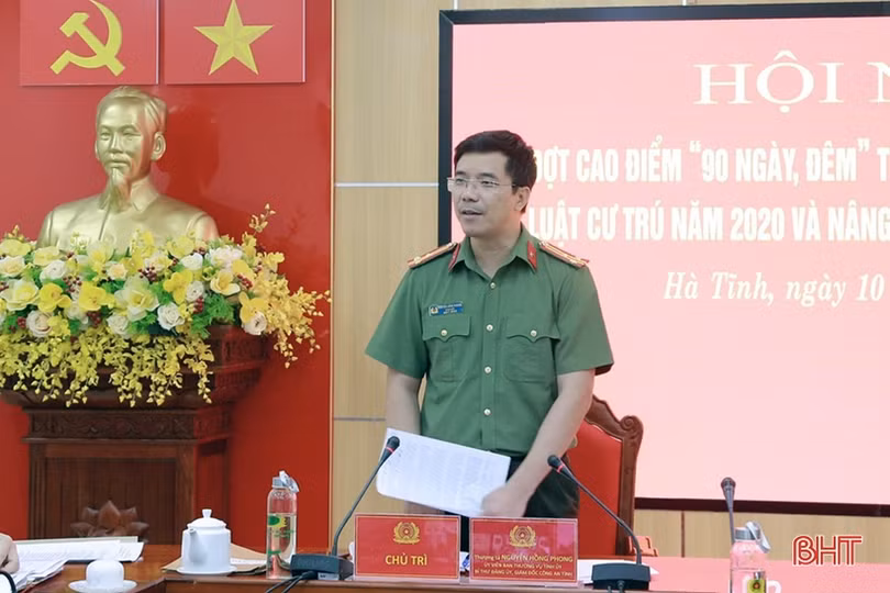 Công an Hà Tĩnh cao điểm “90 ngày, đêm” triển khai Luật Cư trú, nâng cao chất lượng Đề án 06