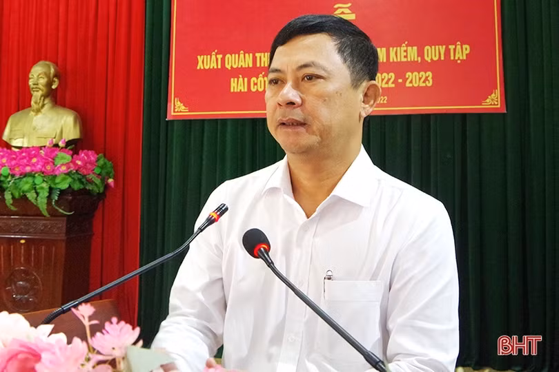 Hà Tĩnh: Xuất quân tìm kiếm, quy tập hài cốt liệt sỹ ở Lào mùa khô 2022 - 2023
