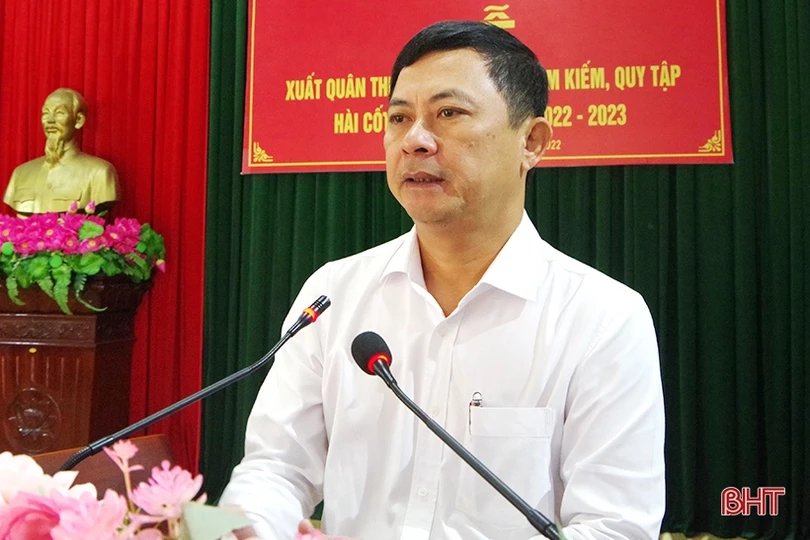 Hà Tĩnh: Xuất quân tìm kiếm, quy tập hài cốt liệt sỹ ở Lào mùa khô 2022 - 2023