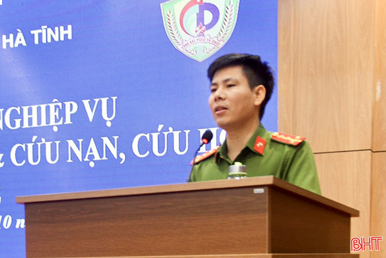 ​Điện lực Hà Tĩnh huấn luyện nghiệp vụ PCCC và cứu nạn, cứu hộ