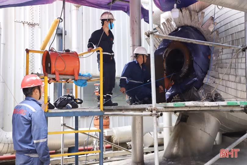 Nhà máy Nhiệt điện Vũng Áng 1 tập trung đại tu tổ máy số 1