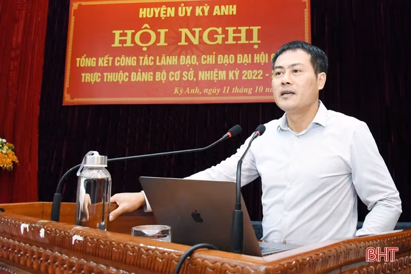 Huyện Kỳ Anh đảm bảo kế hoạch đại hội chi bộ trực thuộc đảng bộ cơ sở