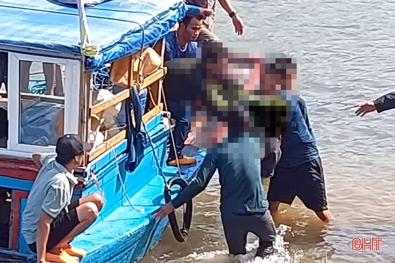 Đã tìm thấy thi thể cháu bé mất tích ở khu vực âu thuyền xã Kỳ Hà