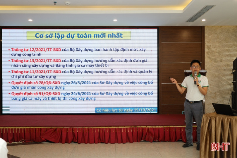 Hơn 250 học viên được tập huấn nâng cao năng lực quản lý chi phí đầu tư xây dựng