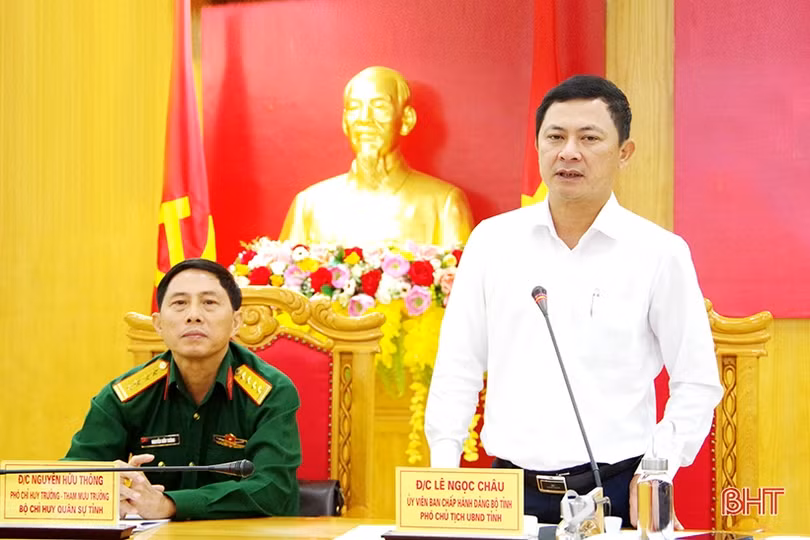 Bộ Quốc phòng kiểm tra công tác quốc phòng tại Hà Tĩnh vào ngày 25/10