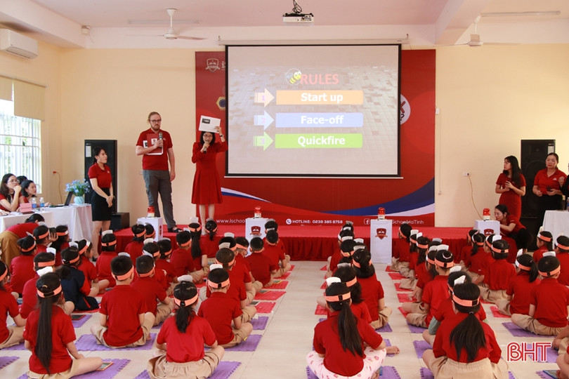 Học sinh iSchool Hà Tĩnh hào hứng với cuộc thi Spelling Bee Contest
