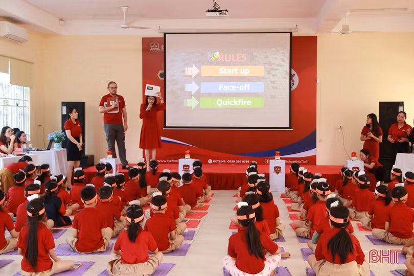 Học sinh iSchool Hà Tĩnh hào hứng với cuộc thi Spelling Bee Contest
