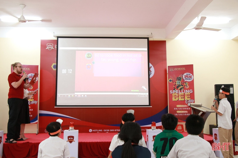 Học sinh iSchool Hà Tĩnh hào hứng với cuộc thi Spelling Bee Contest