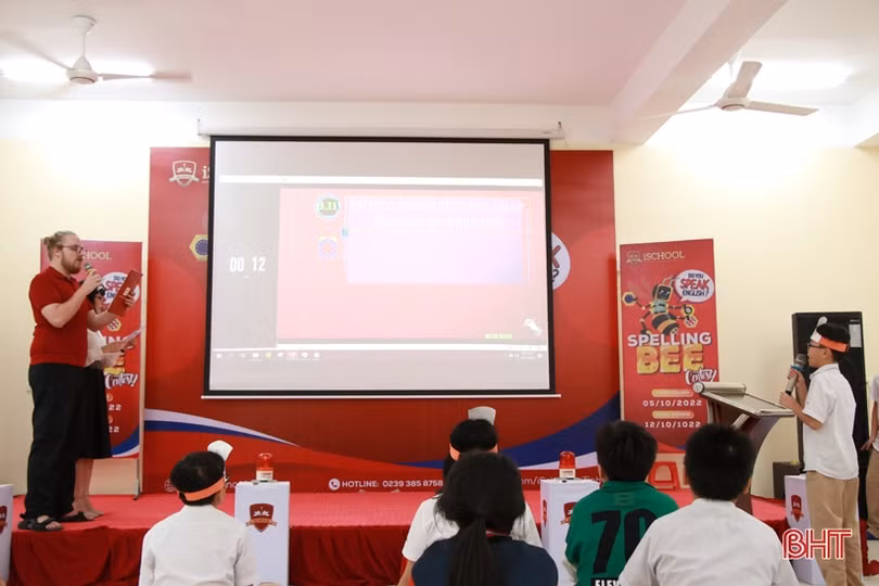 Học sinh iSchool Hà Tĩnh hào hứng với cuộc thi Spelling Bee Contest