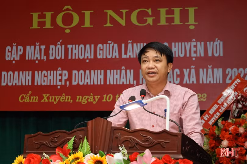 Cẩm Xuyên đồng hành, tạo thuận lợi để doanh nghiệp, doanh nhân phát triển