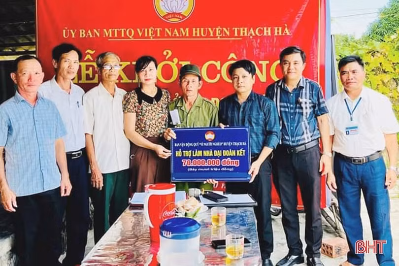 Hà Tĩnh huy động hơn 32,6 tỷ đồng xây dựng, sửa chữa nhà ở cho người nghèo