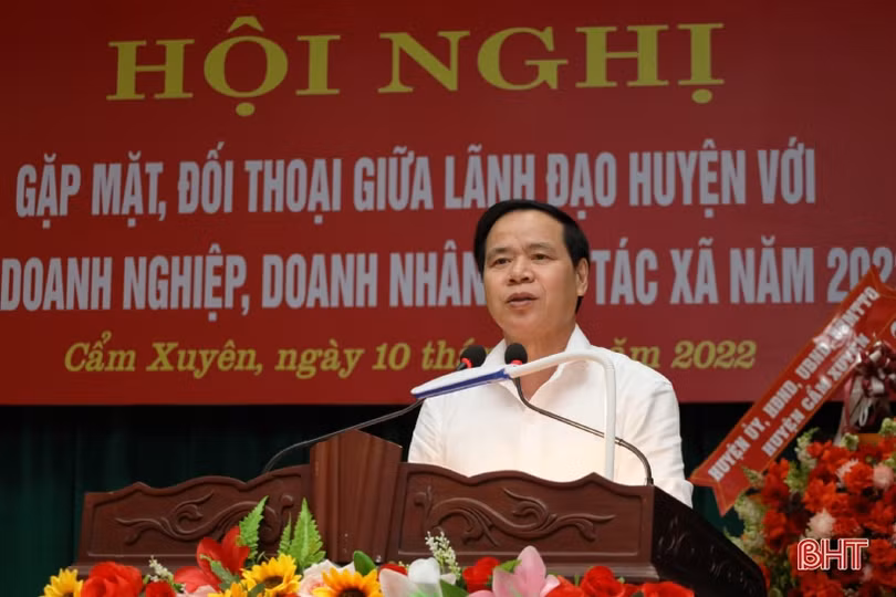 Cẩm Xuyên đồng hành, tạo thuận lợi để doanh nghiệp, doanh nhân phát triển