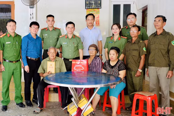 Lực lượng an ninh Công an Hà Tĩnh đẩy mạnh hoạt động an sinh xã hội