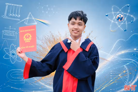 Thủ khoa chuyên Lý Hà Tĩnh: "Em luôn hướng đến vị trí số 1"