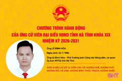 Chương trình hành động của ứng cử viên đại biểu HĐND tỉnh khóa XIX Lê Đình Hòa