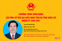 Chương trình hành động của ứng cử viên đại biểu HĐND tỉnh khoá XIX Bùi Nhân Sâm