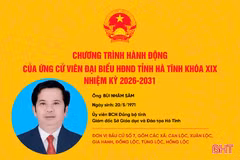 Chương trình hành động của ứng cử viên đại biểu HĐND tỉnh khoá XIX Bùi Nhân Sâm