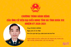 Chương trình hành động ứng cử viên đại biểu HĐND tỉnh khóa XIX Lê Ngọc Hương