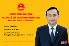 Chương trình hành động của ứng cử viên đại biểu HĐND tỉnh khóa XIX Hà Văn Hùng 