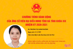 Chương trình hành động của ứng cử viên đại biểu HĐND tỉnh khóa XIX Trương Thị Xuân Phương 