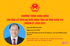 Chương trình hành động của ứng cử viên HĐND tỉnh khóa XIX Nguyễn Hoài Sơn