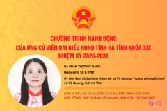 Chương trình hành động của ứng cử viên đại biểu HĐND tỉnh khóa XIX Phan Thị Thúy Hằng