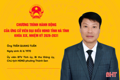 Chương trình hành động của ứng cử viên đại biểu HĐND tỉnh khoá XIX Trần Quang Tuấn 
