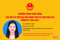 Chương trình hành động của ứng cử viên đại biểu HĐND tỉnh khóa XIX Nguyễn Thị Hạnh