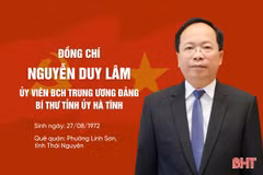 Quá trình công tác của đồng chí Nguyễn Duy Lâm - Ủy viên BCH Trung ương Đảng, Bí thư Tỉnh ủy Hà Tĩnh