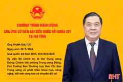 Chương trình hành động của ứng cử viên ĐBQH khóa XVI Phạm Gia Túc