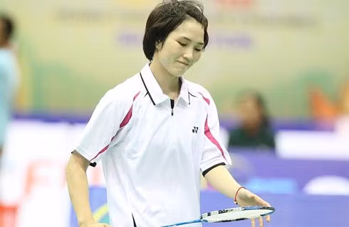 Vũ Thị Trang không thể gây bất ngờ trước đối thủ mạnh Busanan. Ảnh: Đức Đồng.