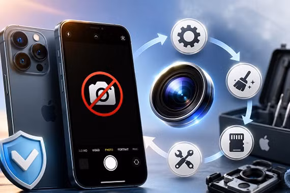 Cách xử lý triệt để tình trạng camera iPhone không chụp được 