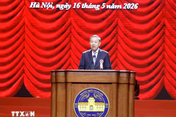 Phát biểu của Tổng Bí thư, Chủ tịch nước tại lễ kỷ niệm 120 năm ngày truyền thống Đại học Quốc gia Hà Nội