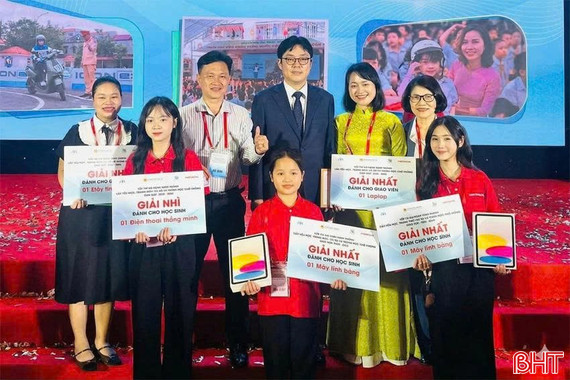 Giáo viên, học sinh Hà Tĩnh được vinh danh tại Hội thi An toàn giao thông toàn quốc