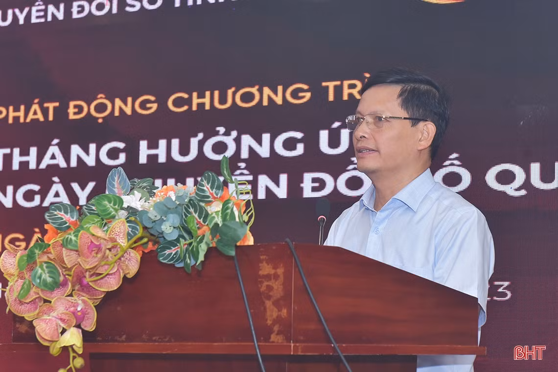 Hà Tĩnh phát động hưởng ứng Ngày Chuyển đổi số quốc gia