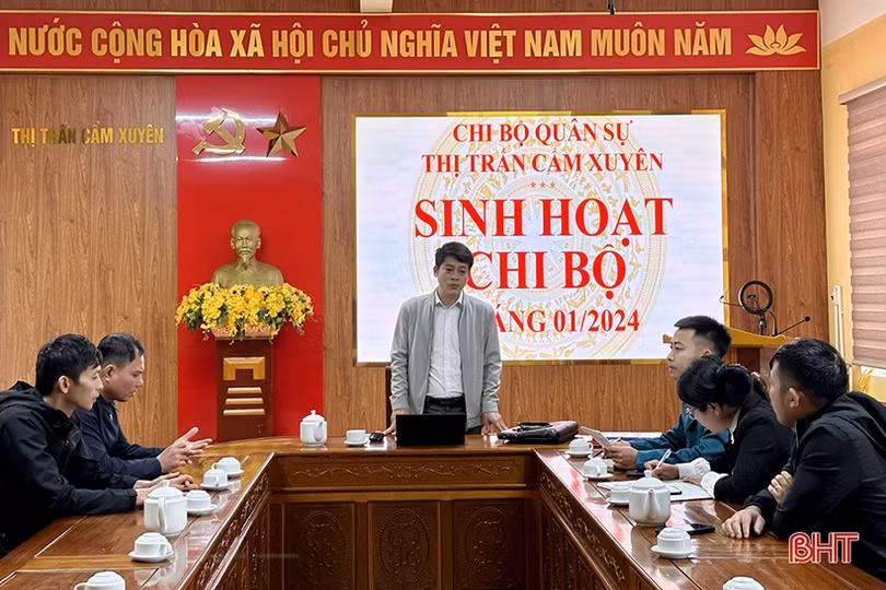 Chi bộ quân sự xã ở Hà Tĩnh: Kịp thời xây dựng quy chế, phân công nhiệm vụ