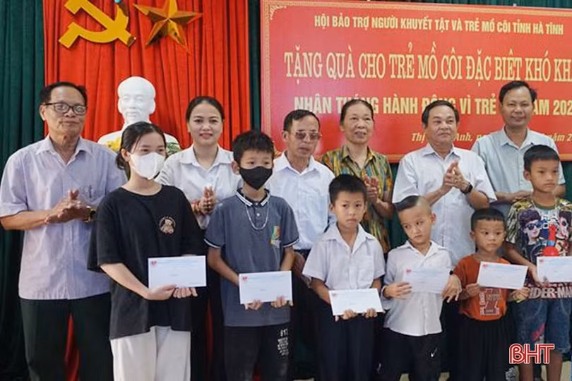 Chung tay giúp người khuyết tật và trẻ mồ côi Hà Tĩnh đón tết