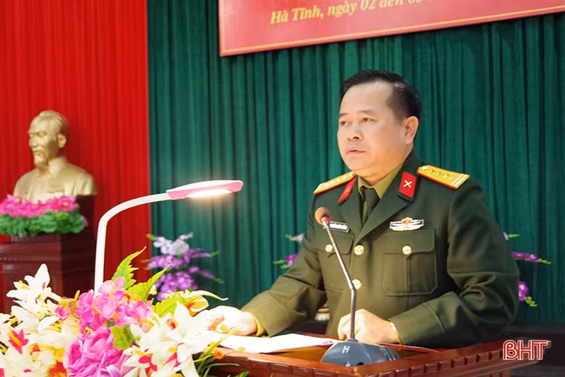 Bộ CHQS tỉnh Hà Tĩnh khai mạc tập huấn cán bộ năm 2024