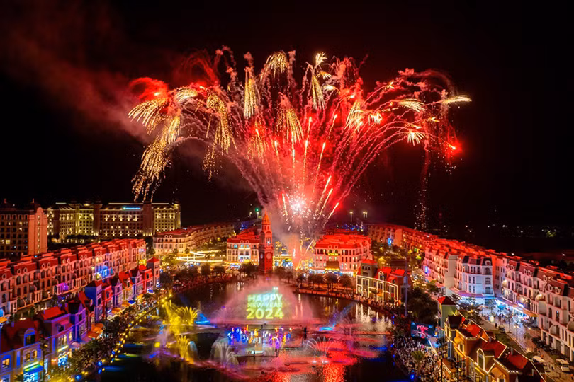 Rực rỡ dạ tiệc countdown tại các quần thể du lịch Vinpearl